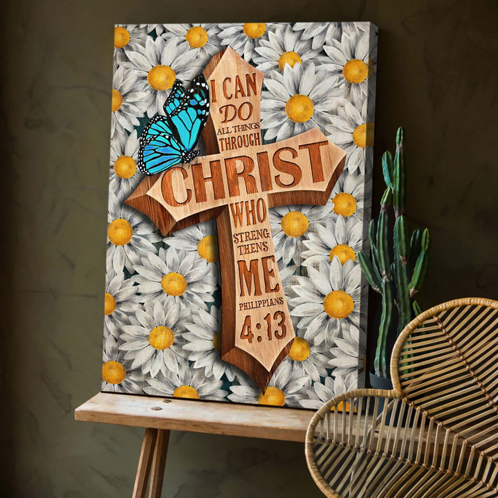I can do all things through Christ who strengthens me Canvas
