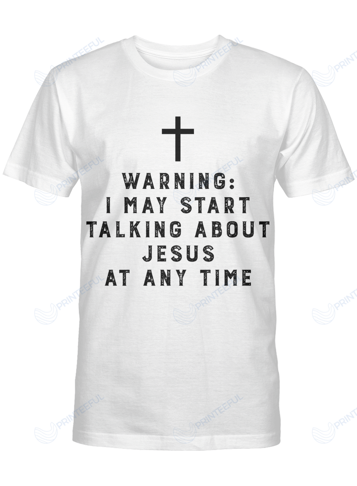 Talking About Jesus Anytime (God - Jesus - Christ - Christians Stickers, Shirts, Hoodies, Cups, Mugs, Totes, Handbags)