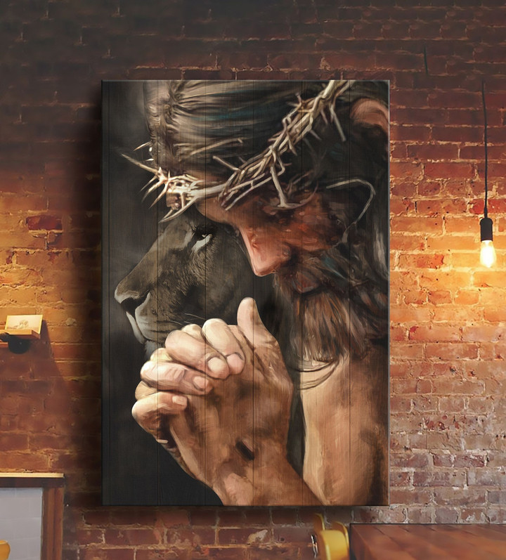 Jesus - The power of prayer Canvas