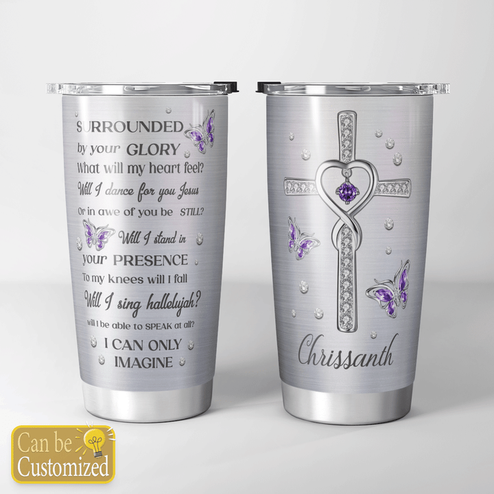 Jewelry Butterfly I Can Only Imagine Jesus God Christs Christians Tumblers Cups Bottles