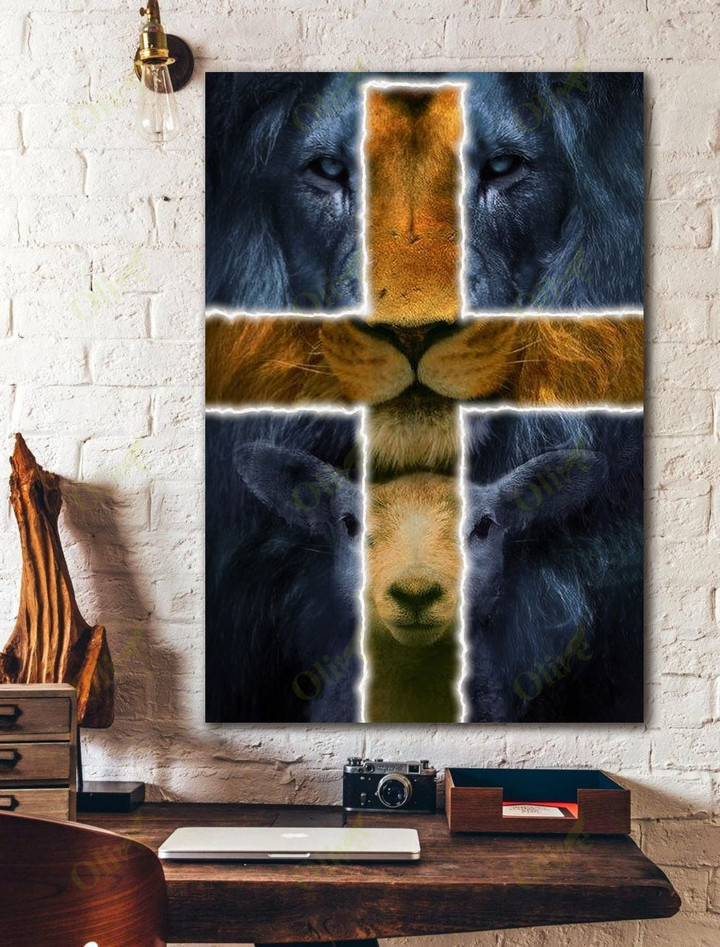 Jesus - He is a Lion and a Lamb Canvas