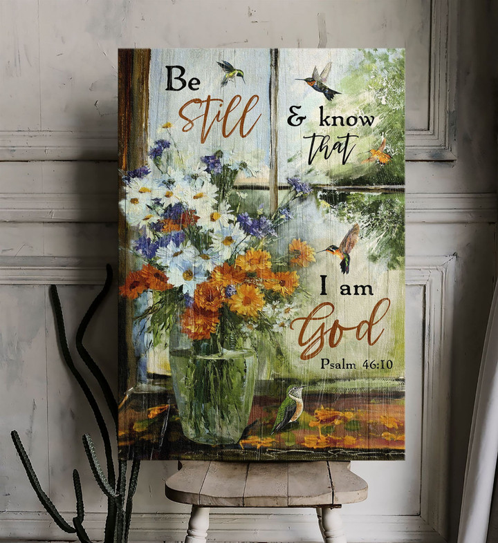 Be still and know that I am God - Canvas