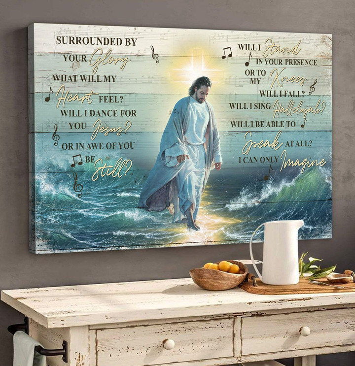 Jesus walking on water - I can only imagine Canvas