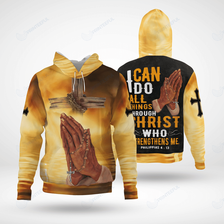 I Can Do All Things Through Christ AOP Hoodies - Jesus Christs Christians