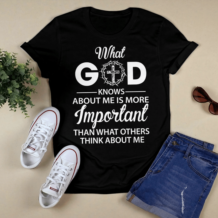What God Knows (Jesus -  Christ - Christians Shirts, Hoodies, Totes, Handbags)