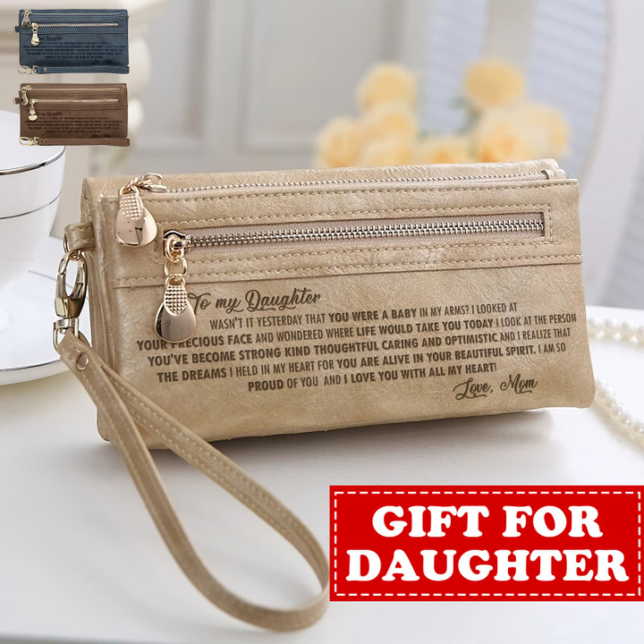 To My Daughter 04 Wallet Purse With ID Window Credit Card Holder Gifts