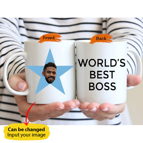 World's Best Boss Personalized Mug Funny Gifts For Boss