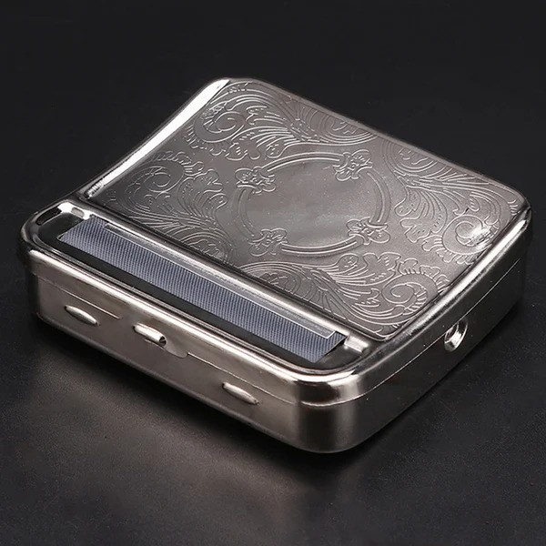 (🔥 Hot Sale - 50% OFF)Silver Automatic Rolling Box