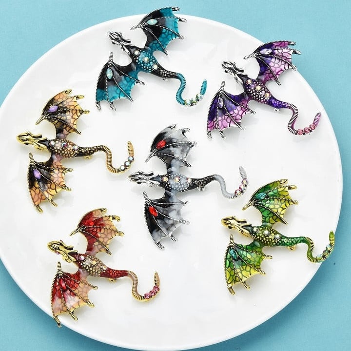 🔥Last Day Promotion - 50% OFF🎁 Mythical Flying Dragon Brooch