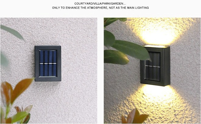 Waterproof Solar Powered Outdoor Patio Wall Decor Light (👍BUY 5 GET 2 FREE)