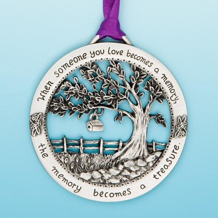 "When Someone You Love Becomes A Memory" Life Tree Memorial Ornament