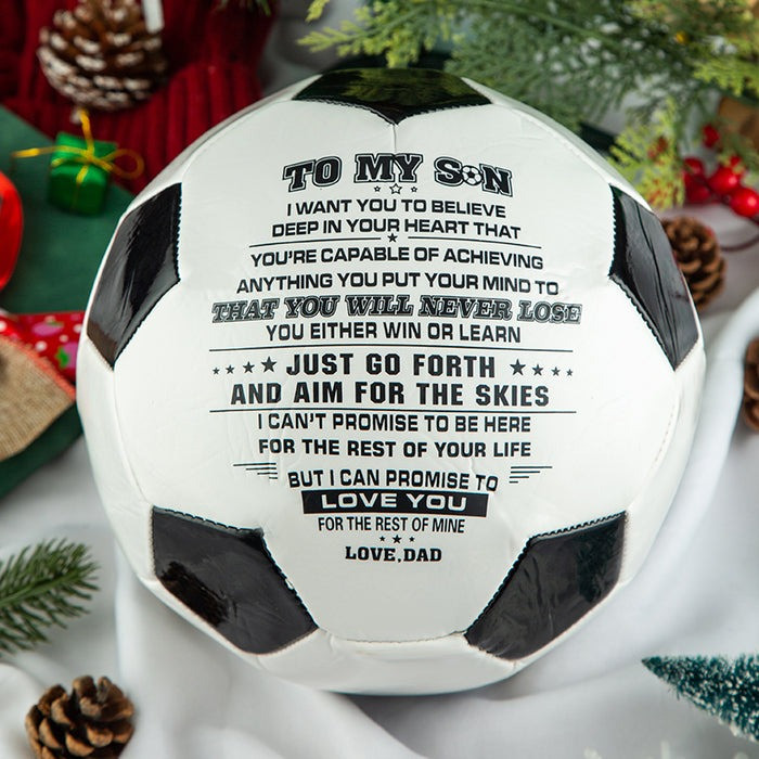 To My Grandson/Son/Daughter Soccer Ball