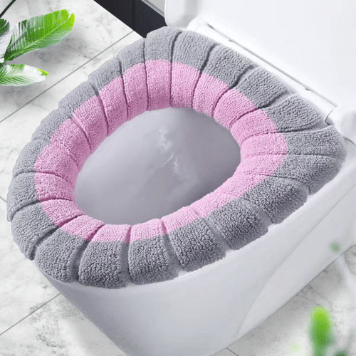 Waterproof Soft Cushion O-shape Cover Toilet Seat Warmer