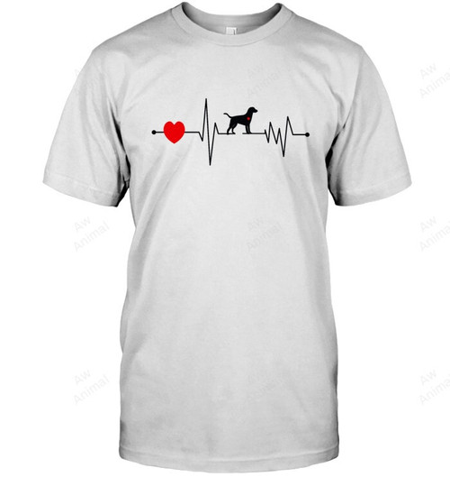 Labrador Heartbeat Sweatshirt Hoodie Long Sleeve Men Women T-Shirt
