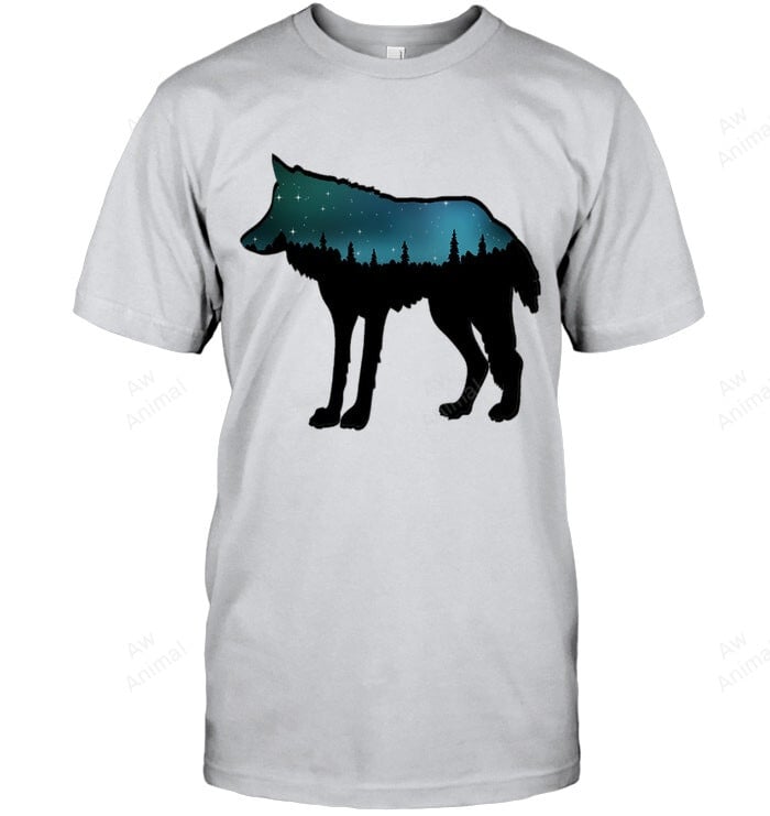 Natural In Wolf Men Tank Top V-Neck T-Shirt