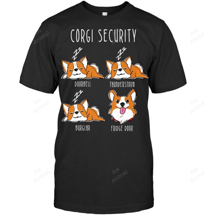 Corgi Security Sweatshirt Hoodie Long Sleeve Men Women T-Shirt