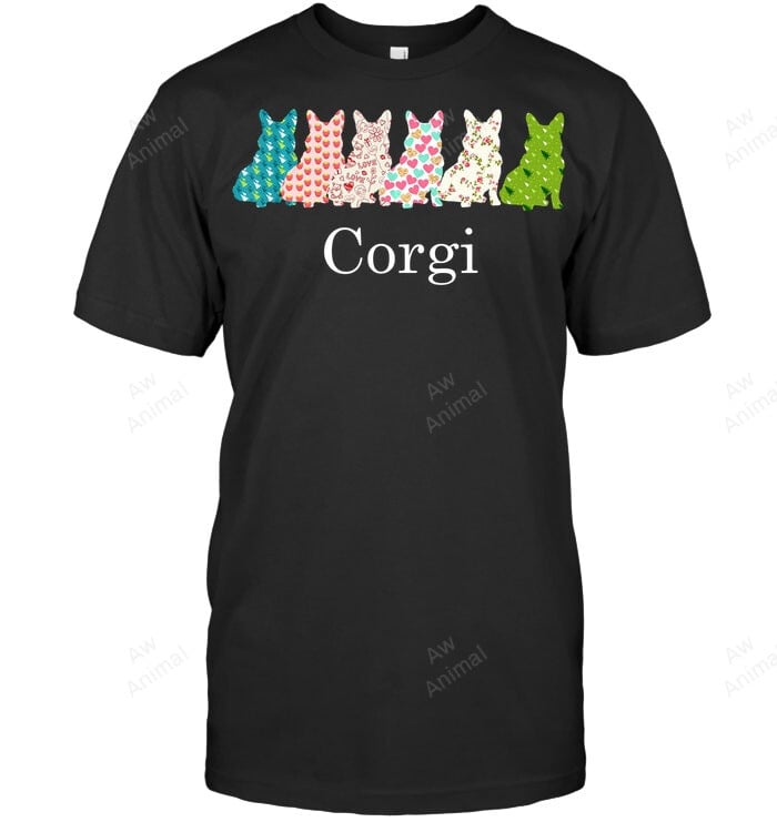 Awesome Corgi Retriever Valentine For Dog Lovers Sweatshirt Hoodie Long Sleeve Men Women T-Shirt