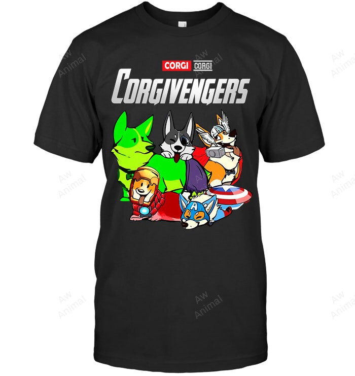 Corgivengers Corgi Funny Corgi Lovers Sweatshirt Hoodie Long Sleeve Men Women T-Shirt