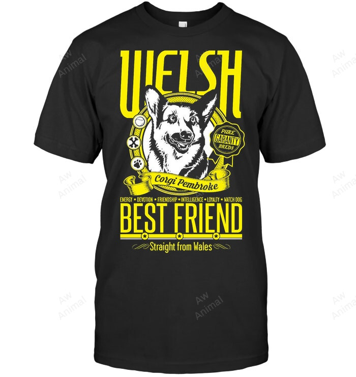 Welsh Corgi Best Friend Sweatshirt Hoodie Long Sleeve Men Women T-Shirt
