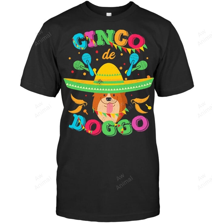 Cinco De Mayo Corgi Dog Sweatshirt Hoodie Long Sleeve Men Women T-Shirt