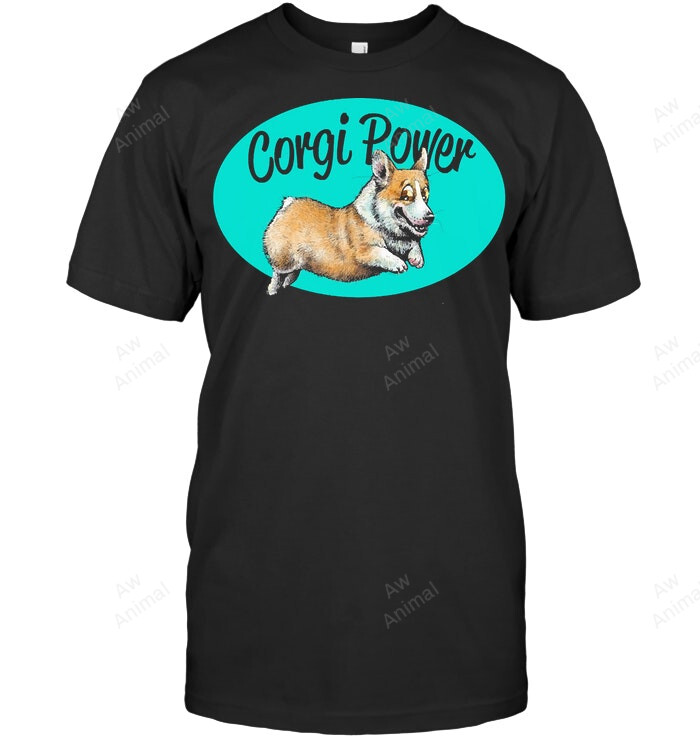 Corgi Power Sweatshirt Hoodie Long Sleeve Men Women T-Shirt