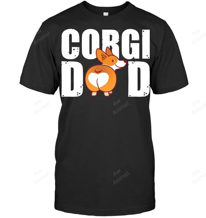 Corgi Dad S Welsh Corgi Corgi Lover Men Sweatshirt Hoodie Long Sleeve T-Shirt