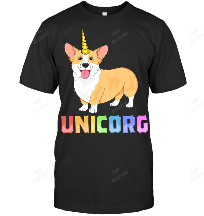 Corgi Corn Corgicorn Corgi Unicorn Sweatshirt Hoodie Long Sleeve Men Women T-Shirt