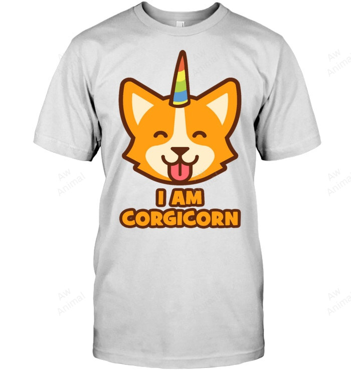 I Am Corgicorn Sweatshirt Hoodie Long Sleeve Men Women T-Shirt