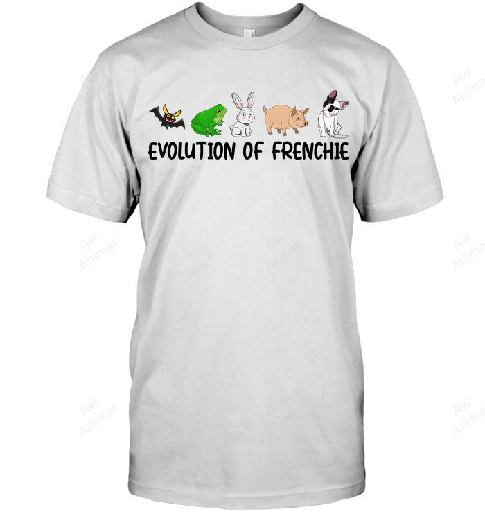 Evolution Of Frenchie Sweatshirt Hoodie Long Sleeve Men Women T-Shirt