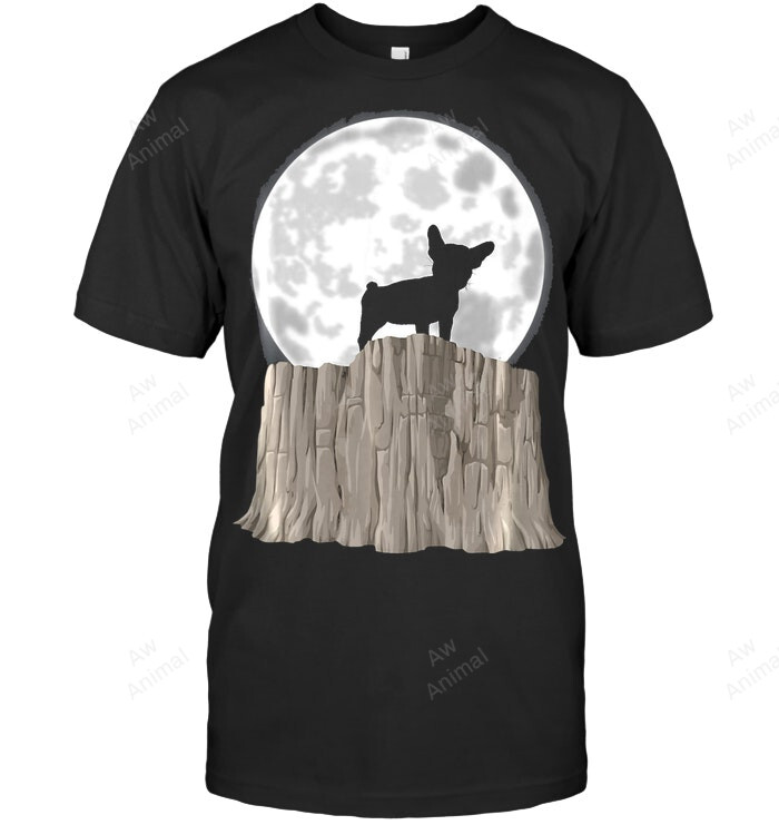 Moonlight French Bulldog Frenchie French Bulldog Sweatshirt Hoodie Long Sleeve Men Women T-Shirt