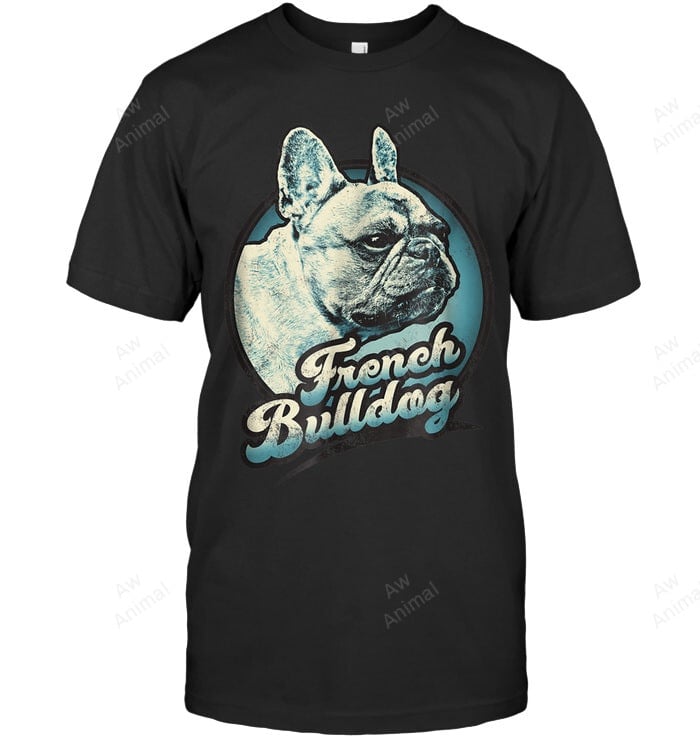 French Bulldog Retro Pet Sweatshirt Hoodie Long Sleeve Men Women T-Shirt