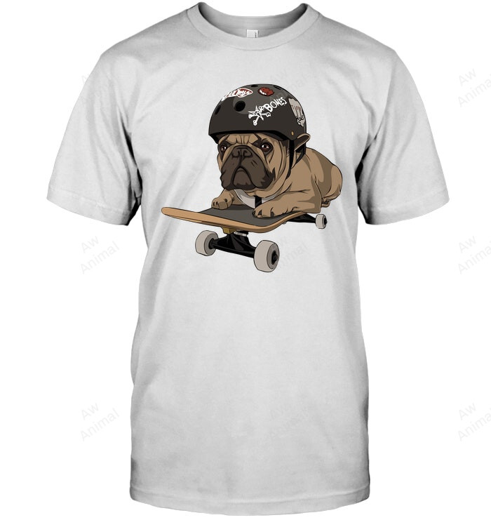 Born To Skate French Bulldog Frenchie French Bulldog 109 Sweatshirt Hoodie Long Sleeve Men Women T-Shirt