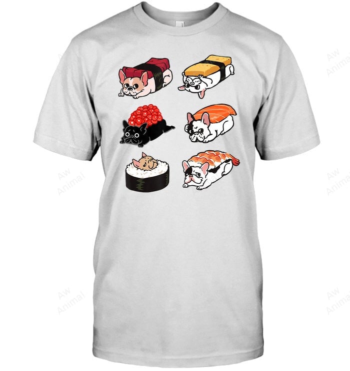 Sushi Frenchie Sweatshirt Hoodie Long Sleeve Men Women T-Shirt