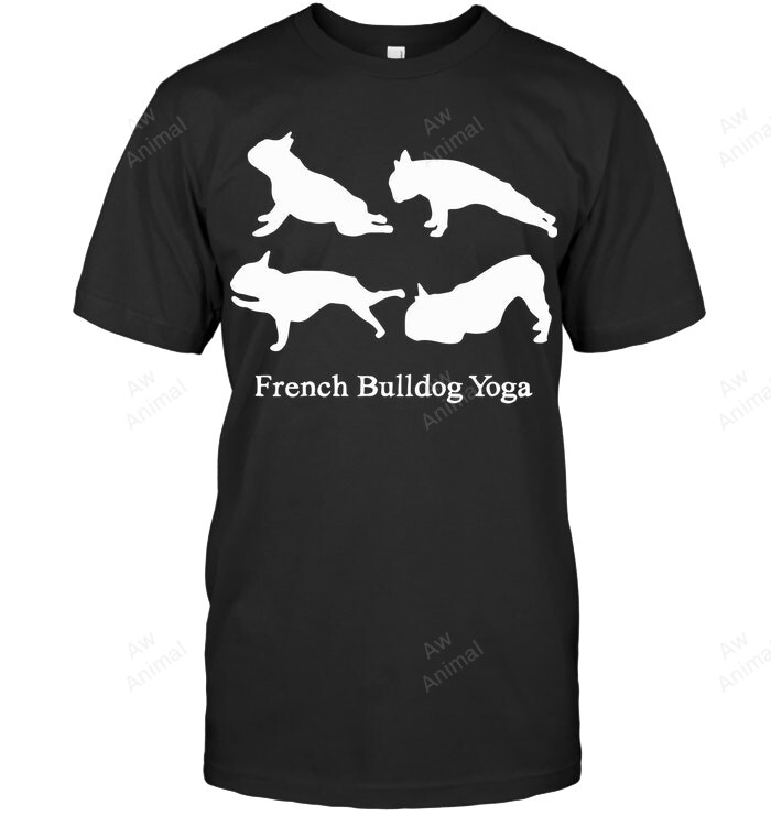 French Bulldog Yoga 2 Sweatshirt Hoodie Long Sleeve Men Women T-Shirt
