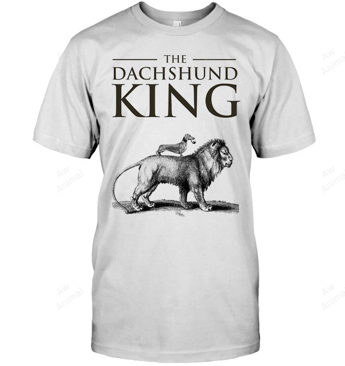 The Dachshund King The Lion King Dog Sweatshirt Hoodie Long Sleeve Men Women T-Shirt