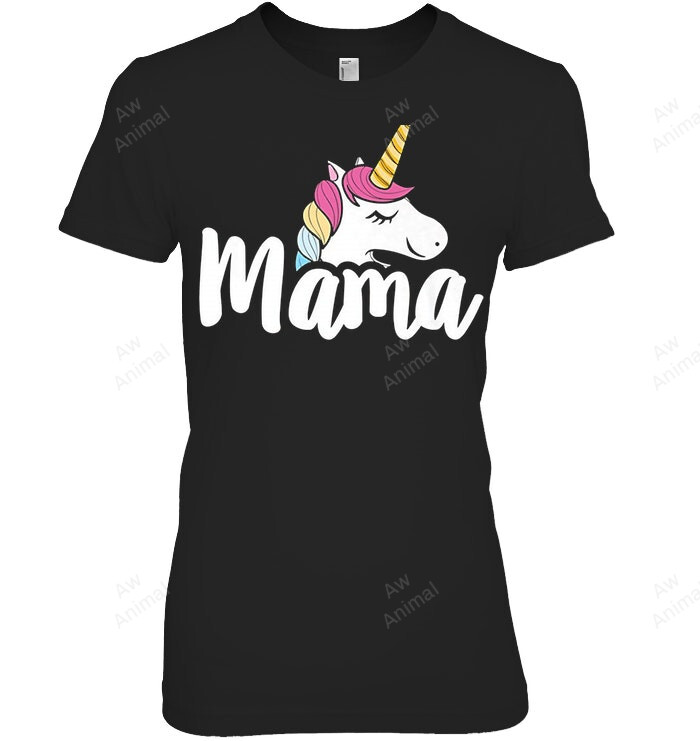Horse Mama Unicorn Women Sweatshirt Hoodie Long Sleeve T-Shirt