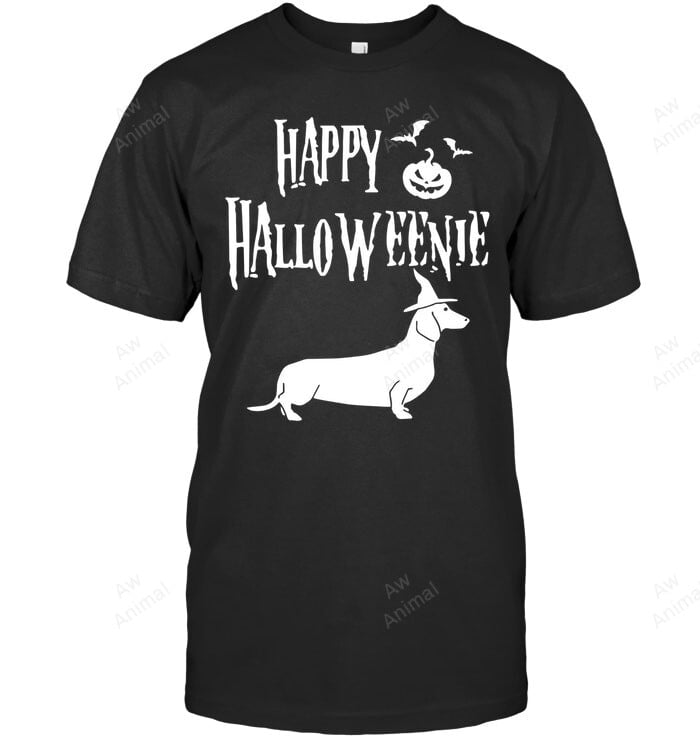 Happy Halloween Dachshunds Sweatshirt Hoodie Long Sleeve Men Women T-Shirt
