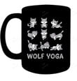 Wolf Yoga Wolf Yoga Pose Meditation Mug