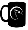 Wolf Howling In The Night Gift Mug