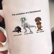 Funny The Evolution Of Dachshund Mug