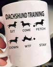 Funny Dachshund Training Mug