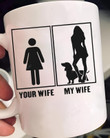 Funny Dachshund Your Wife My Wife Mug