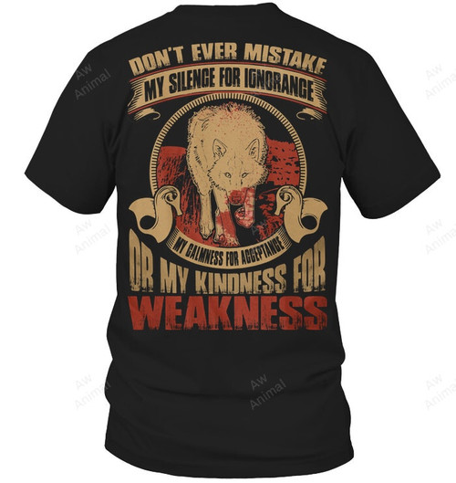 Don't Ever Mistake Men Tank Top V-Neck T-Shirt