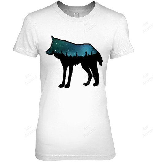 Natural In Wolf Women Tank Top V-Neck T-Shirt