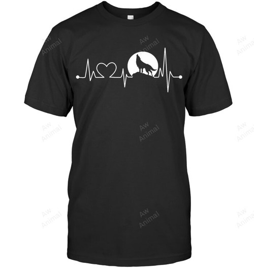 Wolf Hearbeat 2 Men Tank Top V-Neck T-Shirt