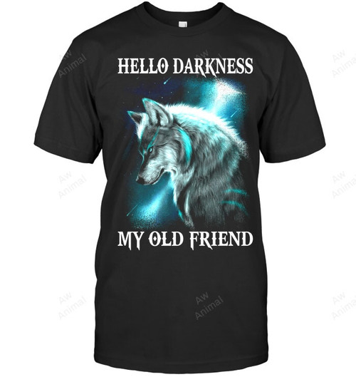 Hello Darkness My Old Friend Men Tank Top V-Neck T-Shirt