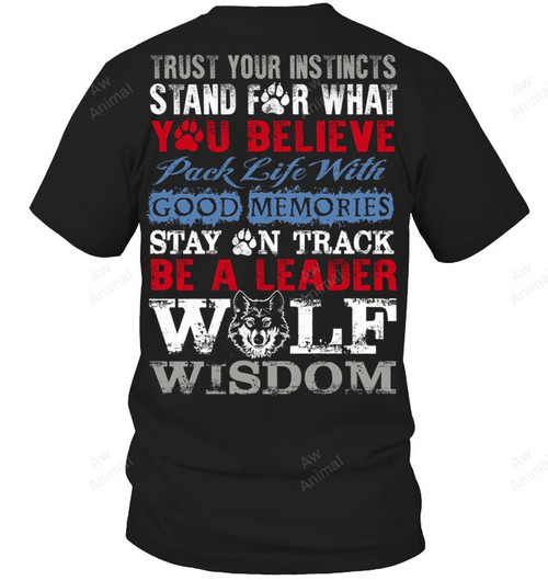 Wolf Wisdom Men Tank Top V-Neck T-Shirt