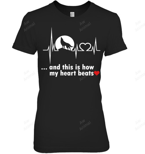 And This Is How My Heart Beats Women Tank Top V-Neck T-Shirt