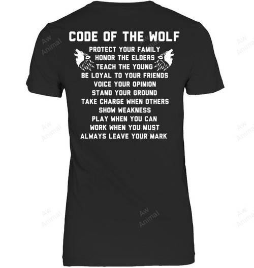 Code Of The Wolf 1 Women Tank Top V-Neck T-Shirt