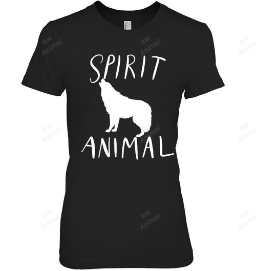 Wolf Spirit Animal Women Tank Top V-Neck T-Shirt